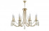 Подвесная люстра Crystal Lux VICTORIA SP8 GOLD/AMBER