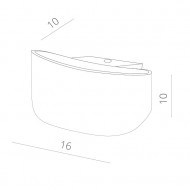 Бра ARTE Lamp A1429AP-1WH