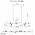 Подвесная люстра iLamp 2134-6L BR+MBK