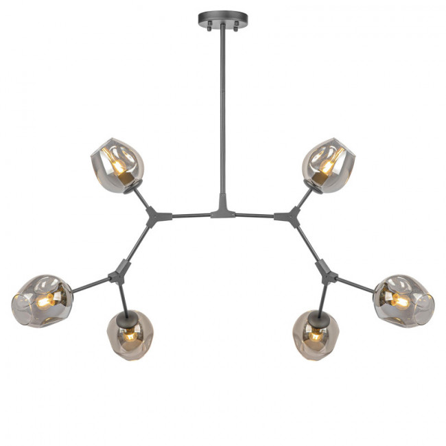 Люстра на штанге AM Group LOFT-6 BK